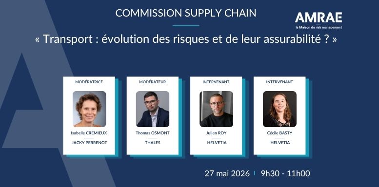 Présentation de la commission Supply Chain du 27 mai 2026