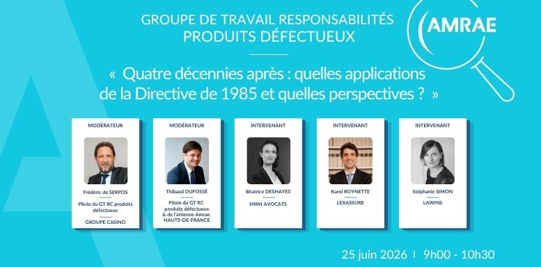 Présentation du GT RC produits défectueux du 25 juin 2026