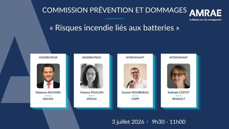 Présentation de la commission prévention et dommages du 3 juillet 2026