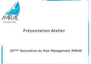 Atelier B4 : Risk Manager : du chef d’orchestre au business partner - Février 2018