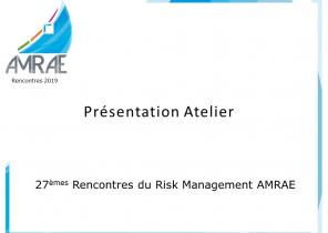 Atelier C2 : Assurance & sinistres sur actifs immatériels - Février 2019