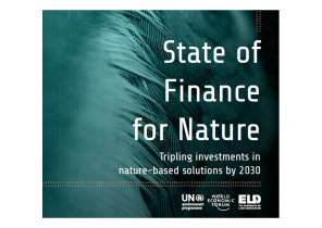 State of Finance for Nature. ONU.  27 mai 2021