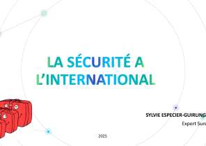 Présentation de la commission PCA & Gestion de crise - La sécurité à l'international