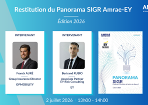 Présentation de la restitution du Panorama SIGR Amrae-EY édition 2026