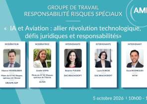 Présentation du GT Risques spéciaux: IA et Aviation du 5 octobre 2026