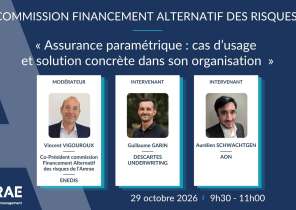 Présentation de la Commission Financement alternatif des risques du 29 octobre 2026